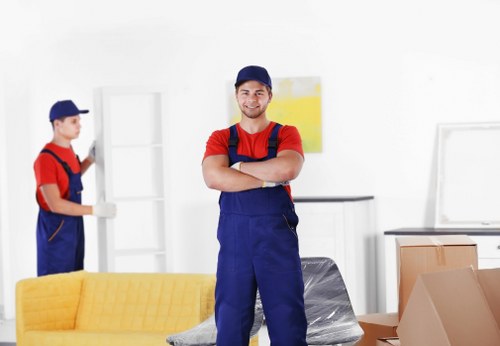 Man with van removal service operating in Enfield residential streets