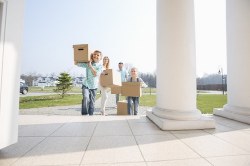 Moving day planning and loading for removal services in Enfield