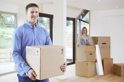 Efficient man and van service in Enfield preparing for a property move