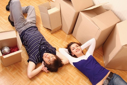 Loading furniture for a local removal in Enfield