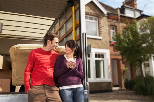 Man with a van handling a flat move in Enfield