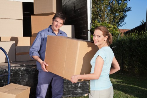 Careful furniture handling during a home removal
